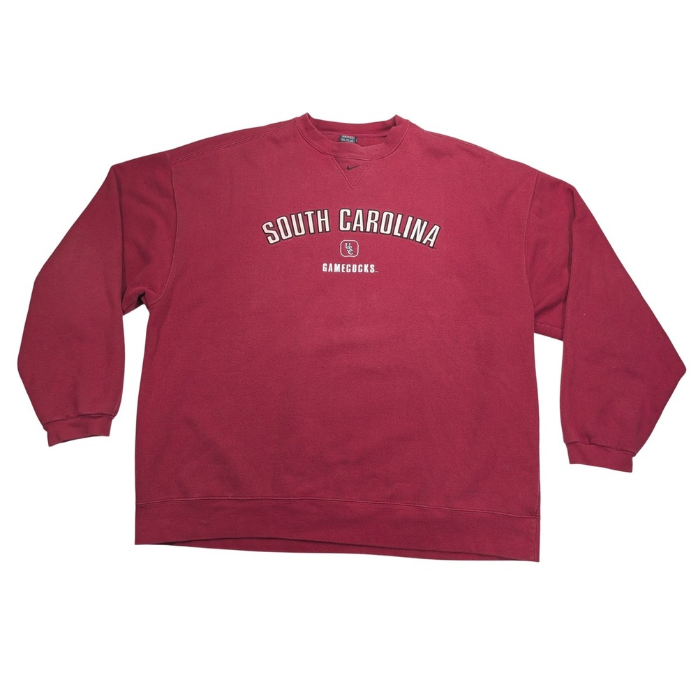 Vintage Nike Team South Carolina Gamecocks Sweatshirt Mens XXL Garnet Y2K